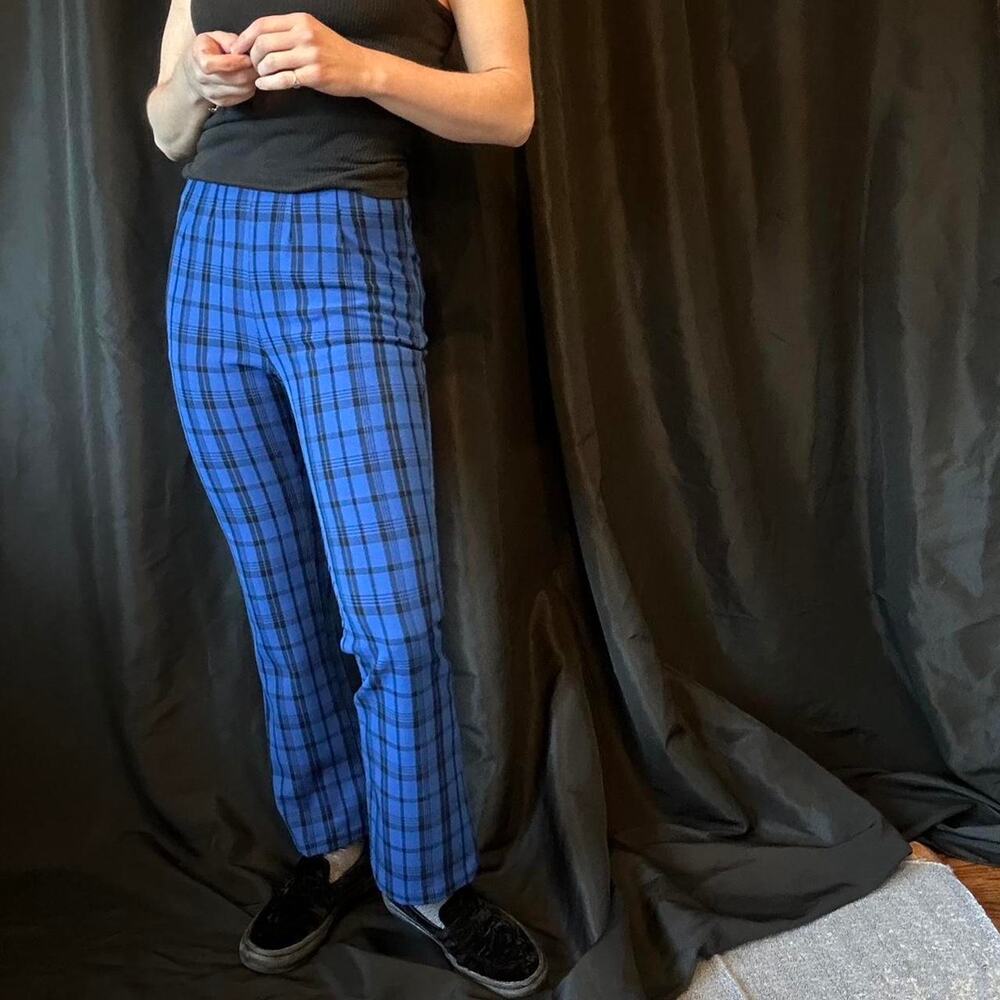 Free People Plaid Trousers